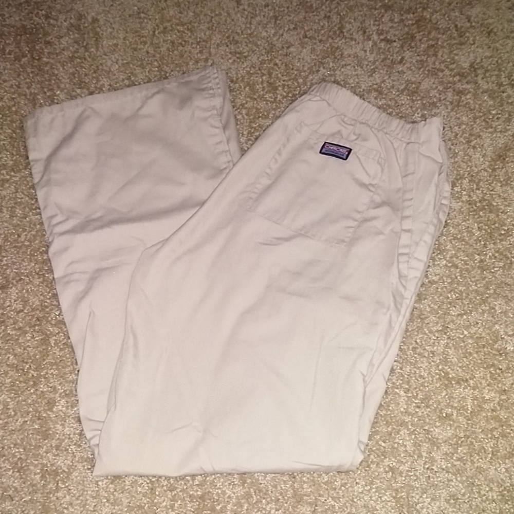 *SOLD*Cheroke SM khaki flare Scrubs